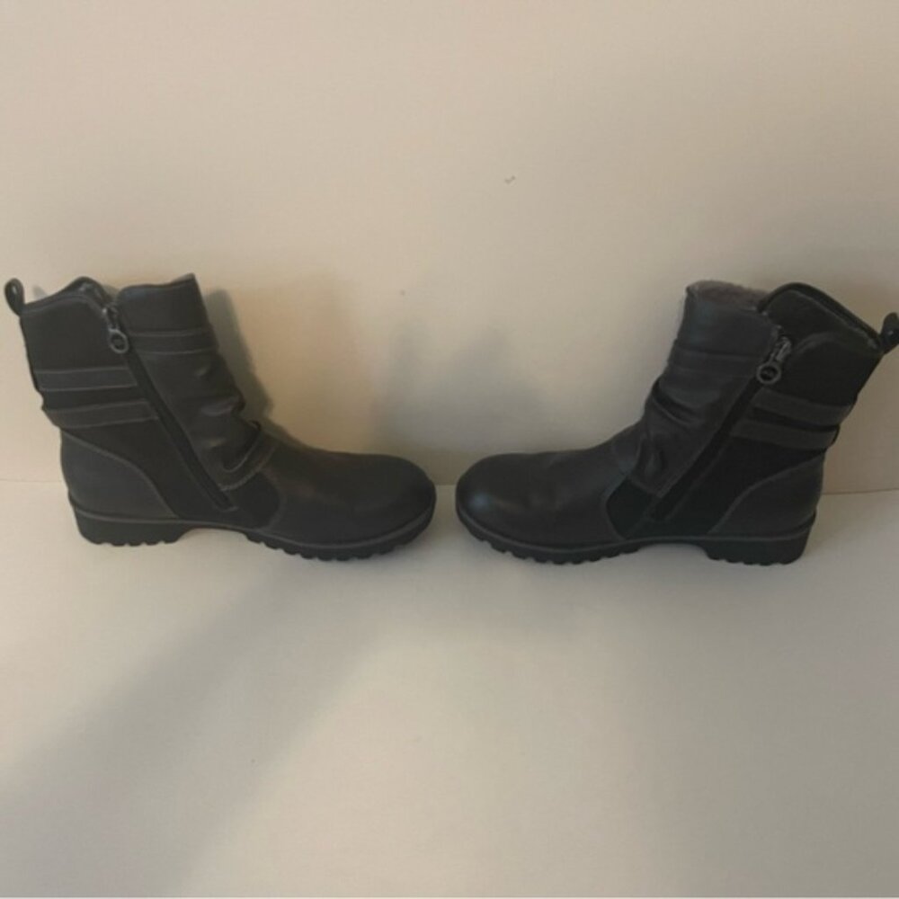 NEW JBU Black 2-Tone Boots
